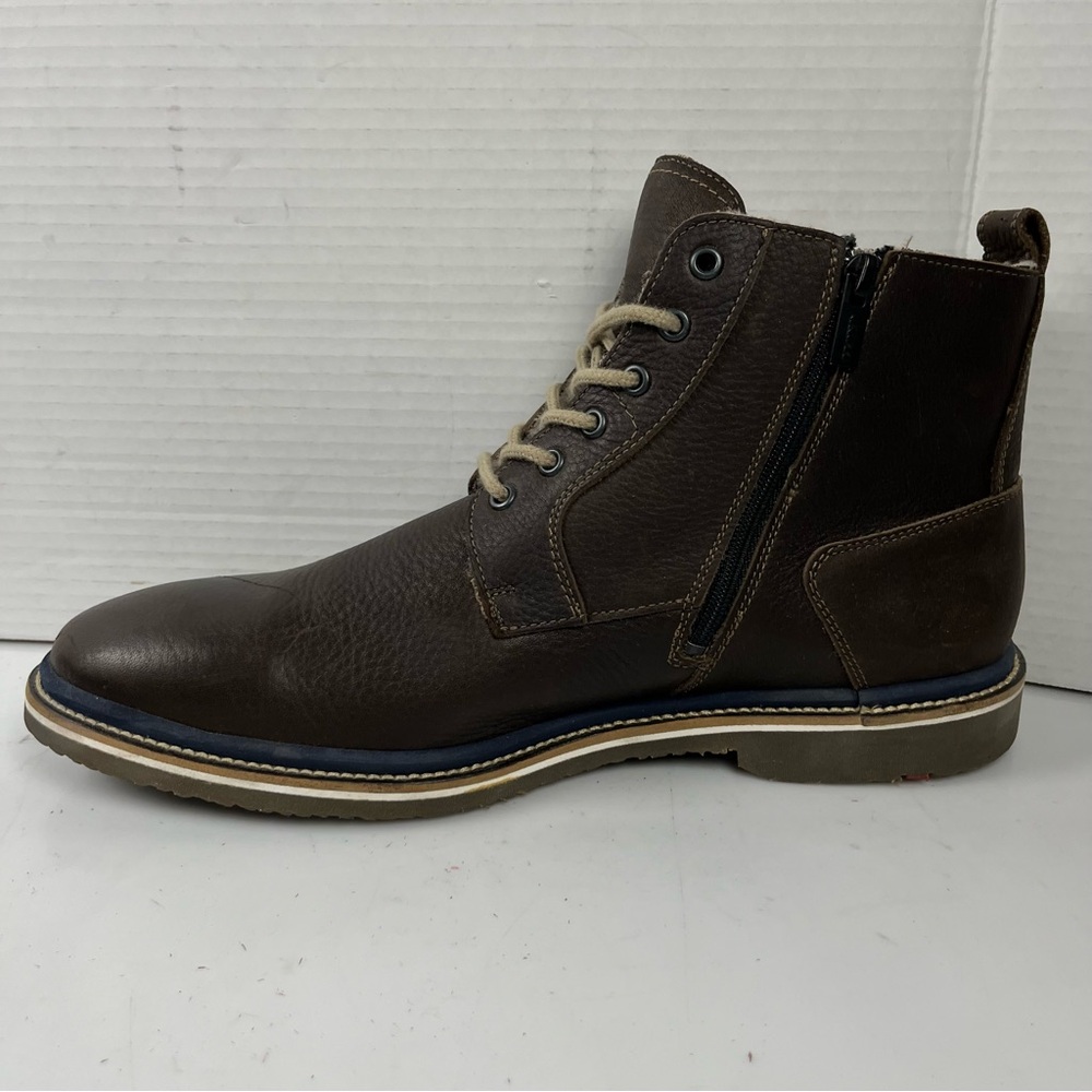 Lloyd Brown Leather Lace Up Fur Lined Ankle Boots Germany Mens US Size 11 - Picture 9 of 11